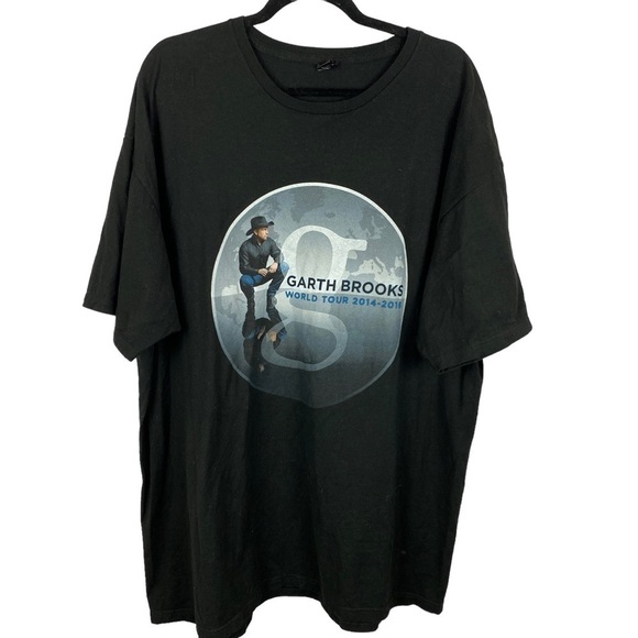 Tultex Garth Brooks 2014-2016 World Tour Concert T-Shirt XXL Black - Picture 1 of 13